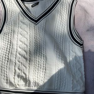 Cropped Sweater Vest